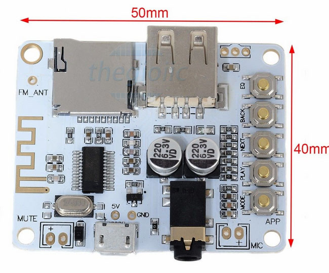 Module Audio Bluetooth 4.1 Không Dây