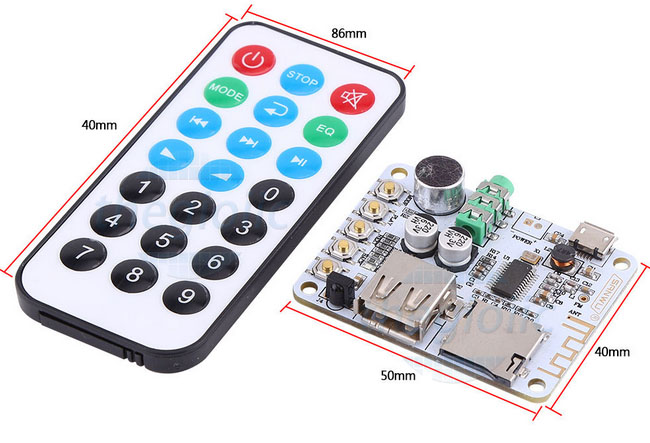 Module Audio Bluetooth V4.2 Không Dây Remote