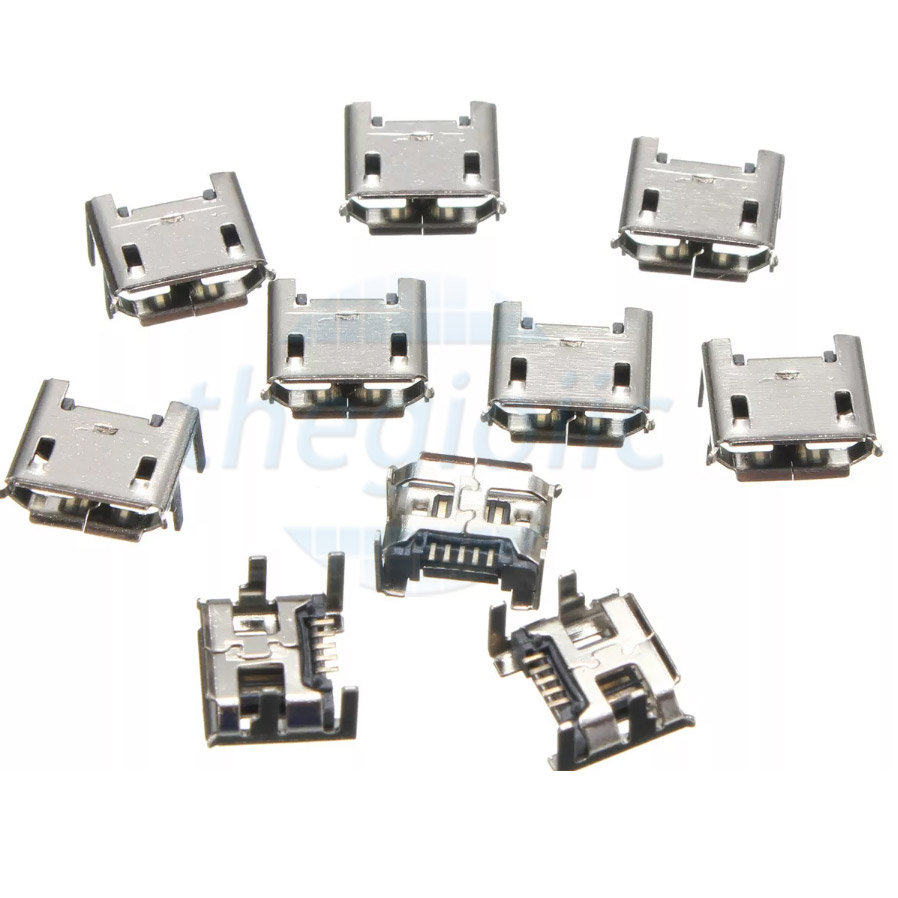 Cổng USB Micro-B 2.0 Đầu Cái 5 Chân SMD V4