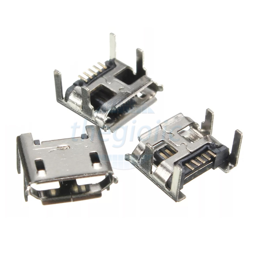 Cổng USB Micro-B 2.0 Đầu Cái 5 Chân SMD V4