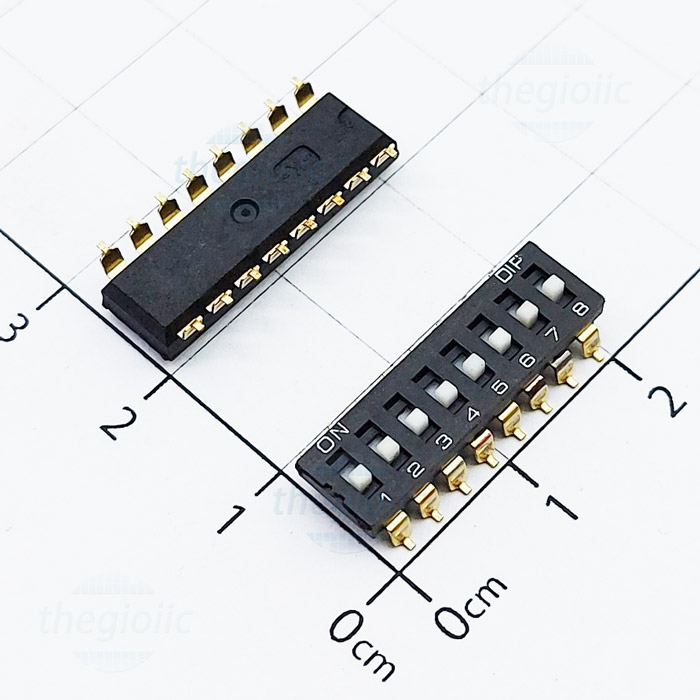 Công Tắc DIP Switch Dán SMD 8 Bit 2.54mm