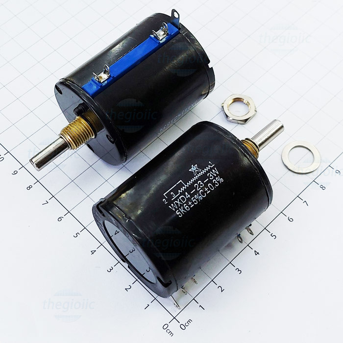 WXD4-23-562 Biến Trở, Chiết Áp 5.6 KOhm 3W 5% 10 Vòng