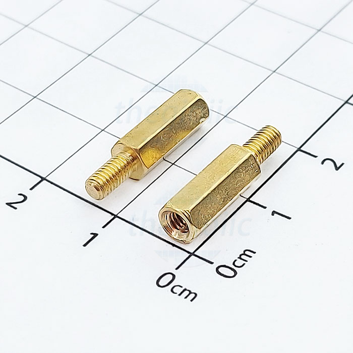 Trụ Đồng HEX-M3 Đực-Cái Dài 12mm