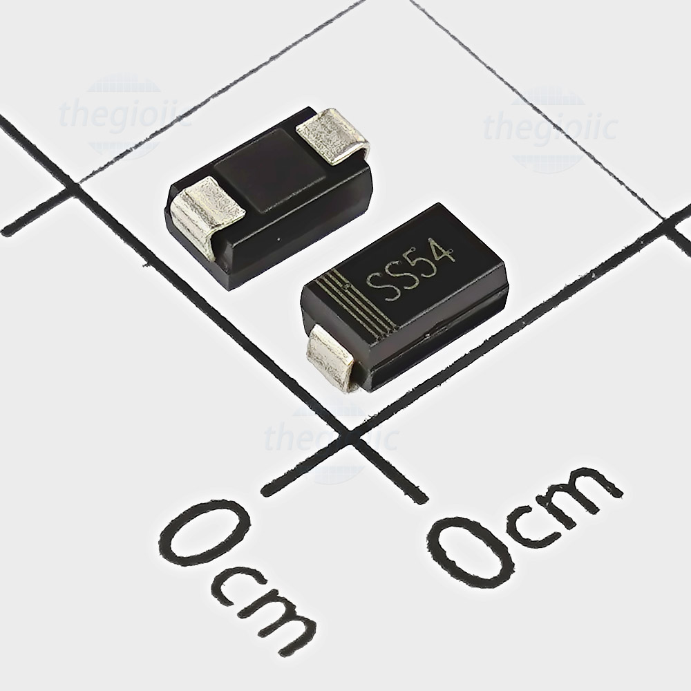 50PCS SS54 SK54B 1N5824 Schottky Diodes 5A 40V SMB DO-214AA Surface Mount