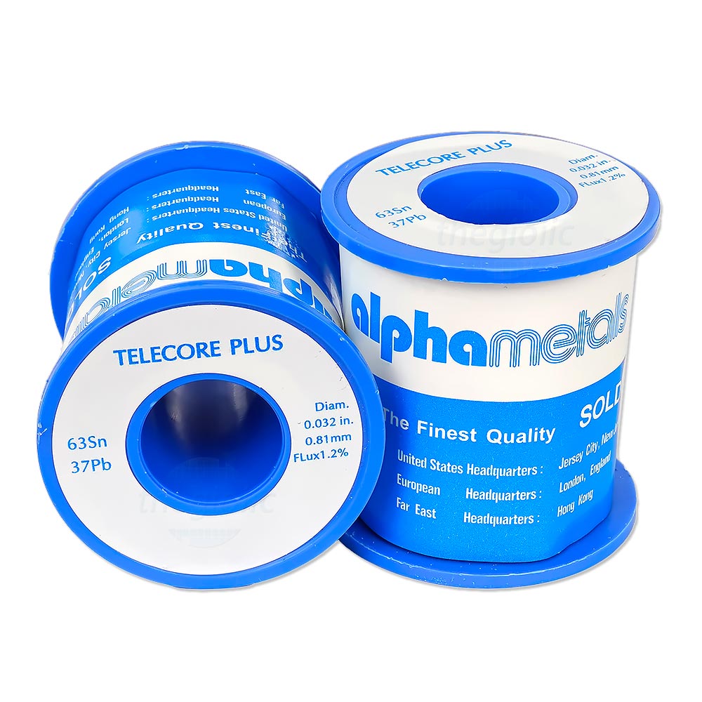 Thiếc Hàn 0.8 Sn63 Pb37 400G Alpha Telecore Plus