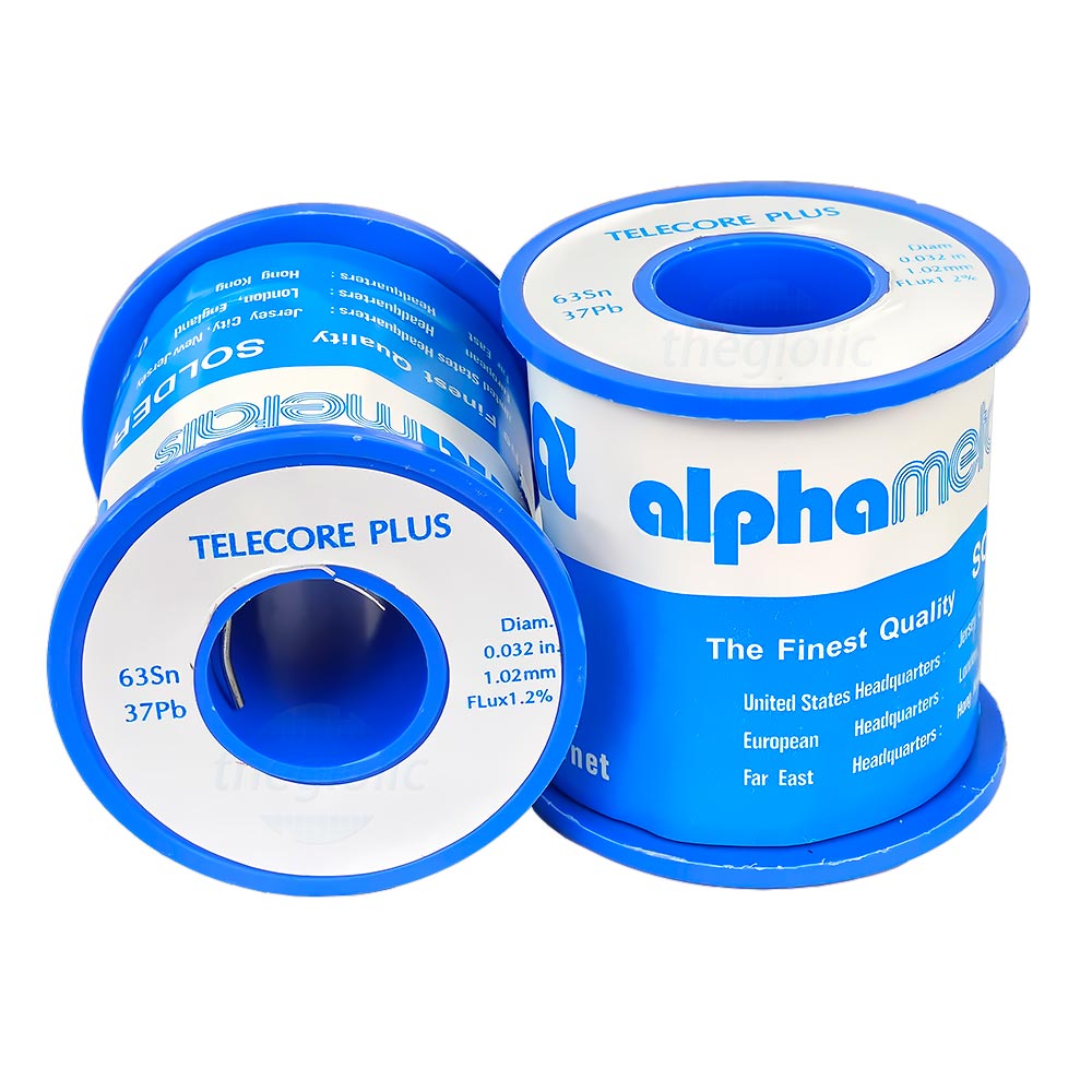 Thiếc Hàn 1.0 Sn63 Pb37 400G Alpha Telecore Plus