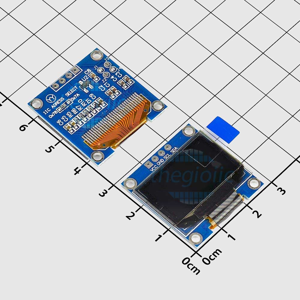 LCD OLED SSD1306 0.96inch 128x64 Xanh Dương 4 Chân Giao Tiếp IIC