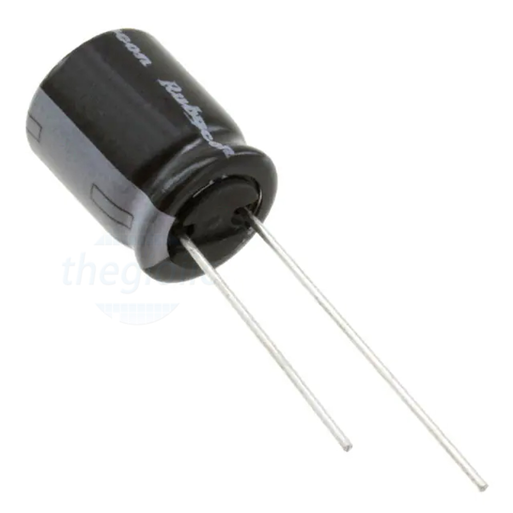 Tụ Hoá 470uF 35VDC 10x12.5mm Xuyên Lỗ Rubycon 35PK470MEFC10X12.5