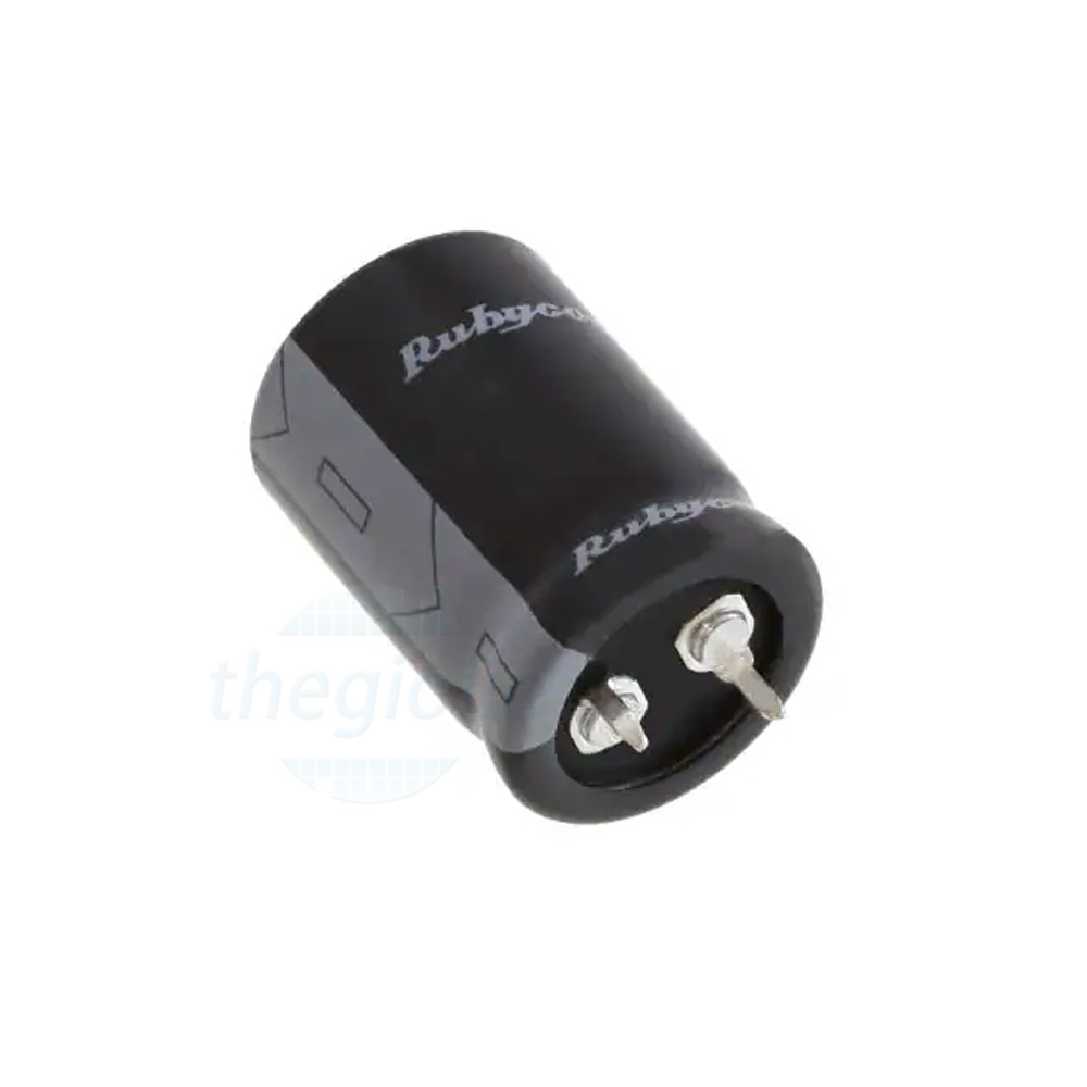 Tụ Hoá 220uF 450VDC 35x25mm Xuyên Lỗ Rubycon 450MXG220MEFCSN35X25