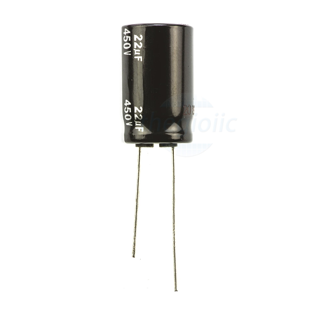 Tụ Hoá 22uF 450V 16x25mm Xuyên Lỗ Panasonic ECA2WHG220