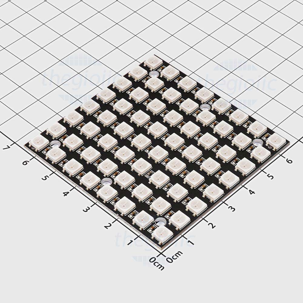 Mạch Hiển Thị NEOPixel WS2812 5050 RGB 64 LED 5VDC