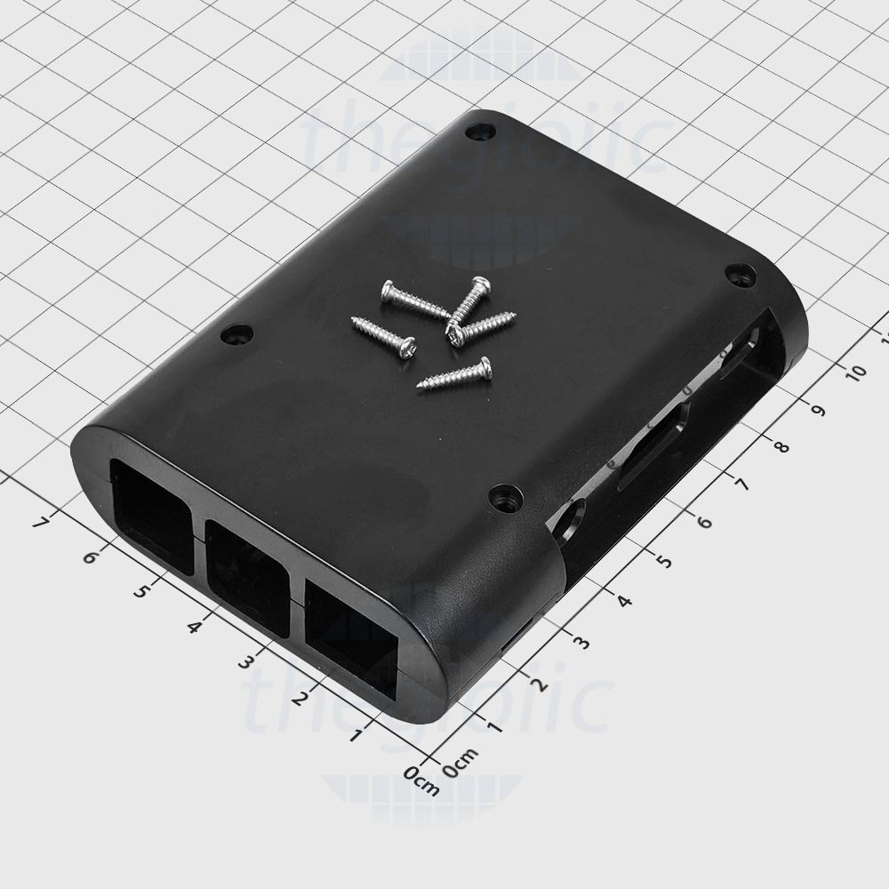 Hộp Raspberry Pi 3 V3 Màu Đen