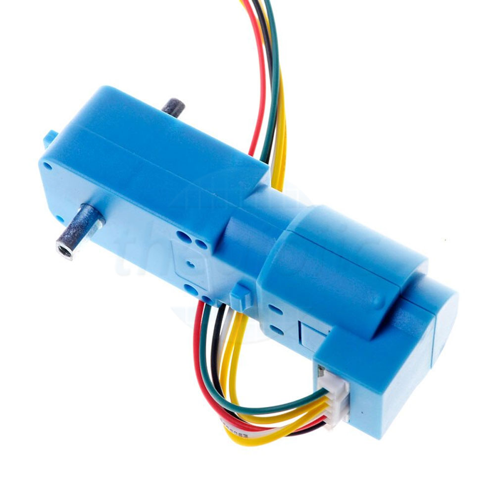 Động Cơ Giảm Tốc TT 3-6VDC Trục Kim Loại, Encoder, 110rpm, Trục 3.7mm
