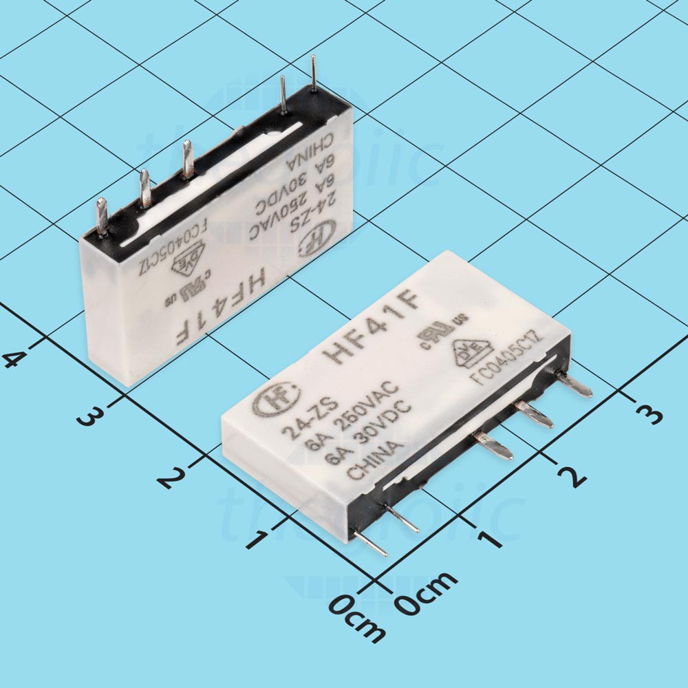 HF41F-24-ZS Rơ Le 24VDC 6A SPDT 5 Chân