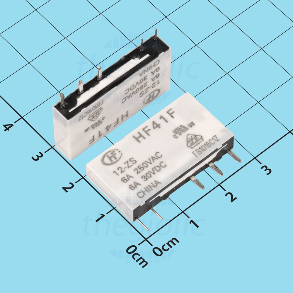 HF41F-12-ZS Rơ Le 12VDC 6A SPDT 5 Chân