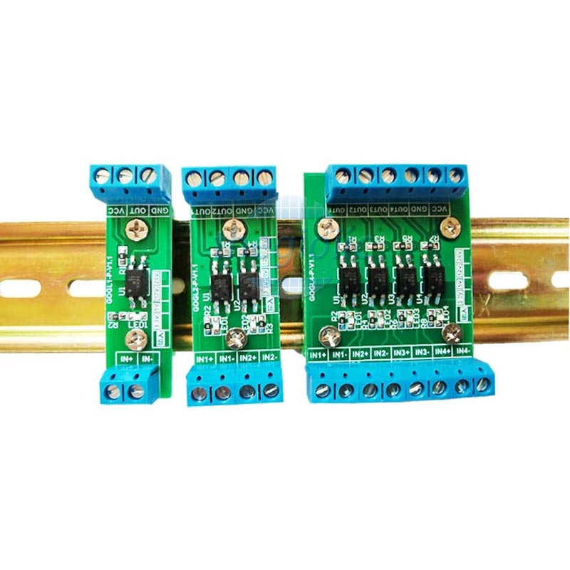 PC817 Mạch Opto Cách Ly 1 Kênh 24V Gắn Ray
