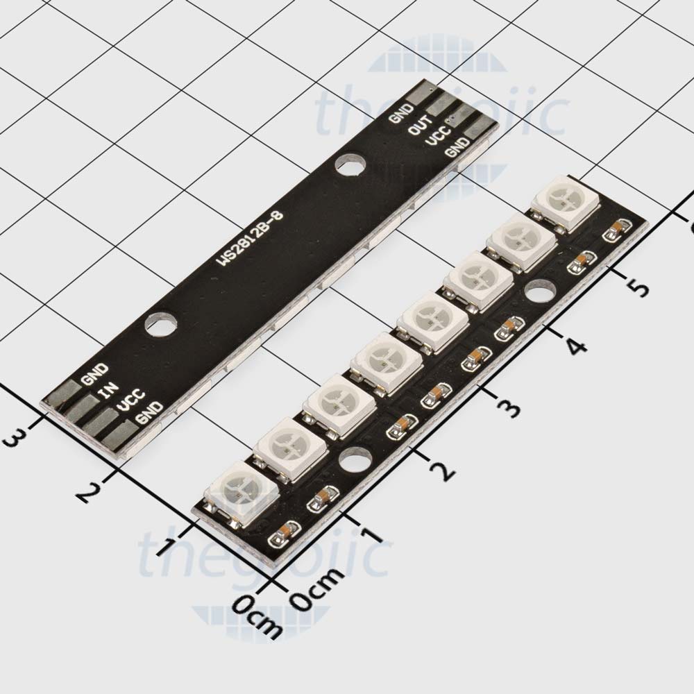 Mạch Hiển Thị NEOPixel WS2812 5050 RGB 8 LED Thẳng 5VDC