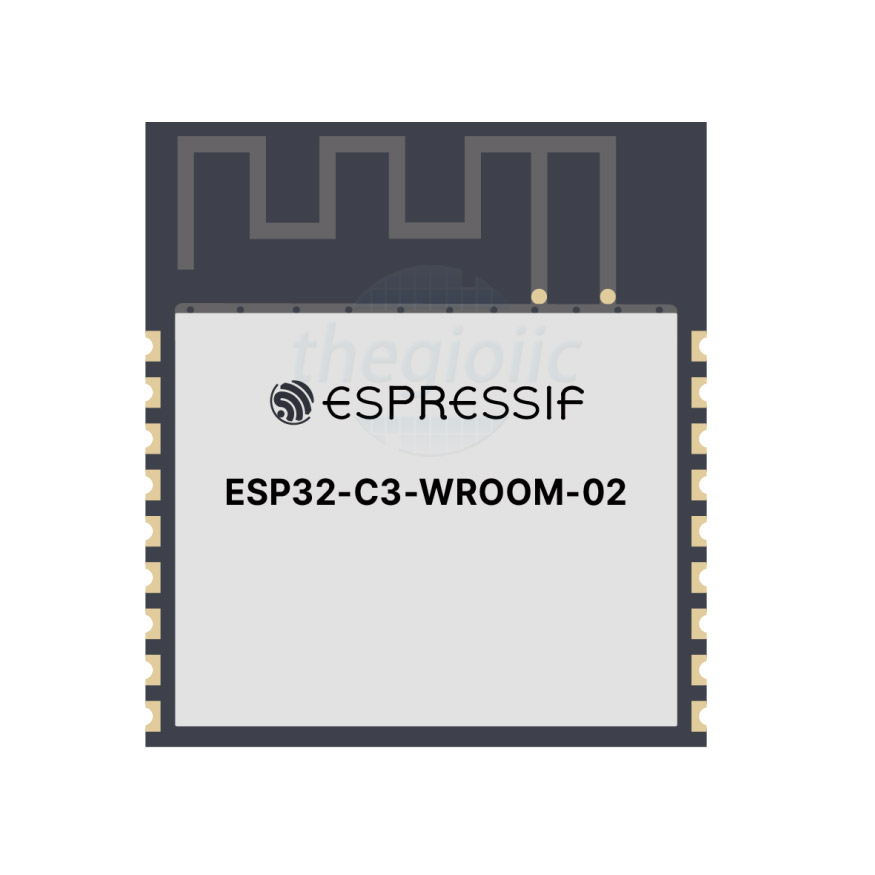 ESP32-C3-WROOM-02-H4 Module WiFi Bluetooth 4MB Flash 2.4GHz