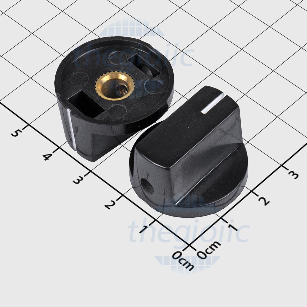 KN27-1 Nắp Vặn Biến Trở, Chiết Áp RS25 KCT KCZ