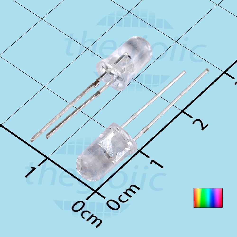 LED RGB 5mm Chớp 7 Màu Tự Do