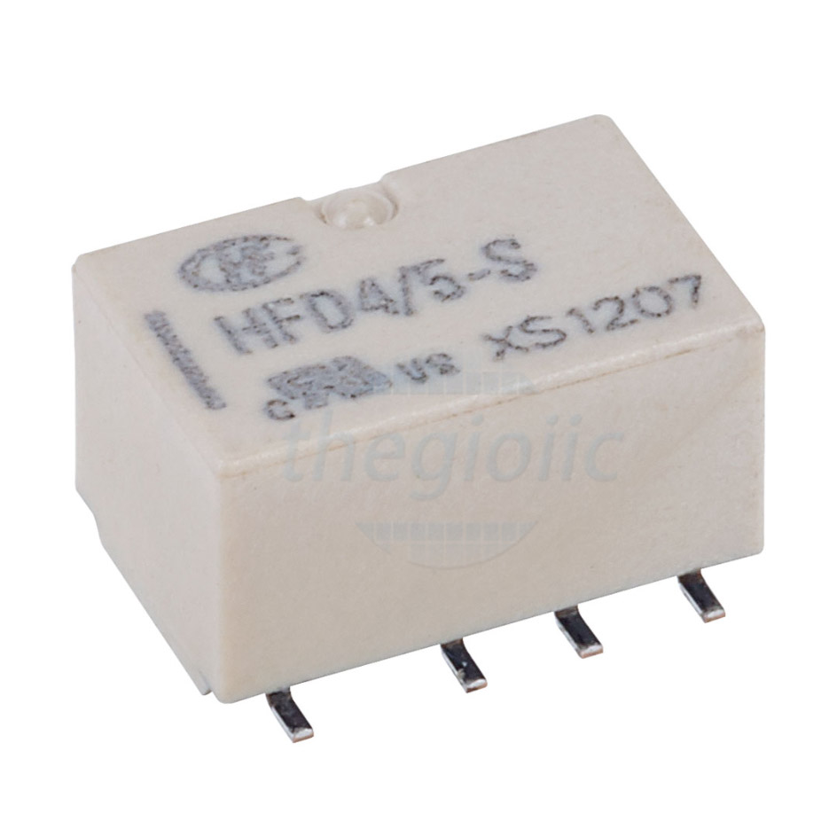 HFD4/5-SR Rơ Le 5VDC 2A DPDT 8 Chân Dán SMD