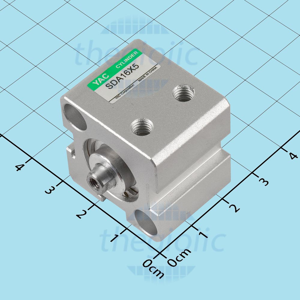 SDA16X5 Xi Lanh Khí Nén Đường Kính 16mm, Hành Trình 5mm