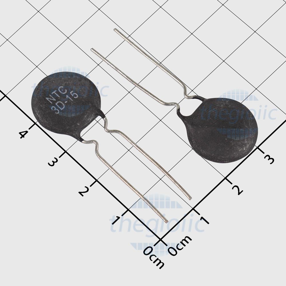3D-15 Điện Trở Nhiệt NTC 3 Ohm 16.5 x 7mm