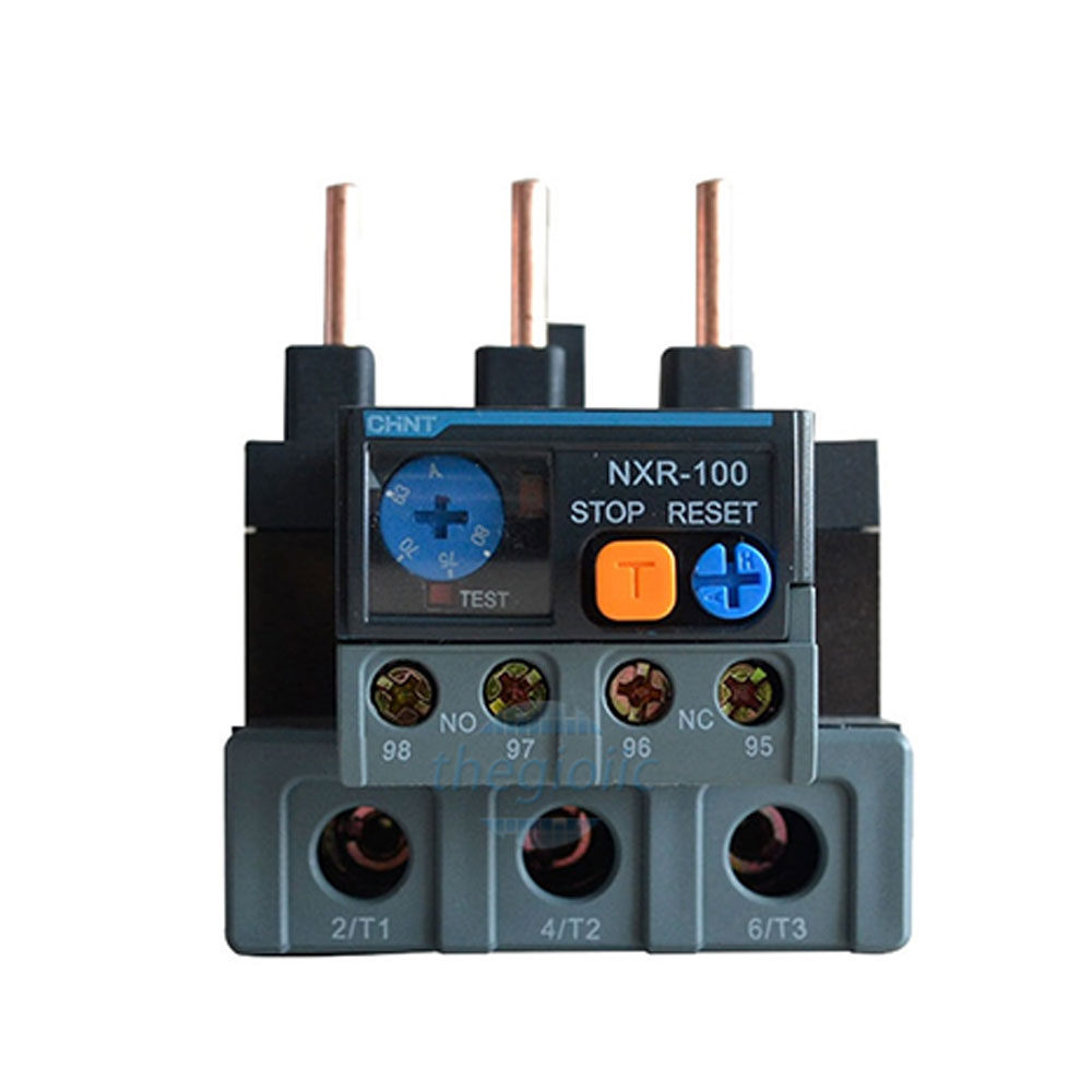 NXR-100 37A-50A Rơ Le Nhiệt CHiNT 3P 1NO+1NC