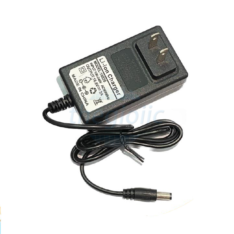 Adapter Sạc Pin 4S 16.8V 2A Đầu DC 5.5x2.5mm Dài 1m Có LED