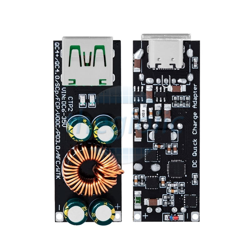 SW3516 Mạch Chuyển Đổi Sạc Nhanh 6-35V Ngõ Ra USB, Type C