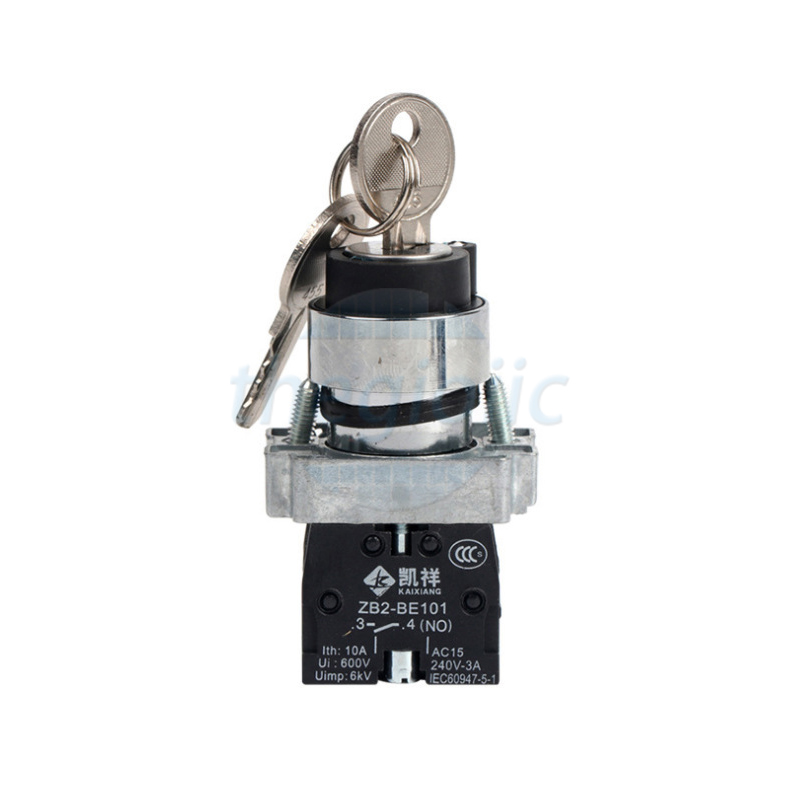 XB2-BG21C Công Tắc Xoay Giữ 2 Vị Trí NO 10A 220V Có Chìa Khóa