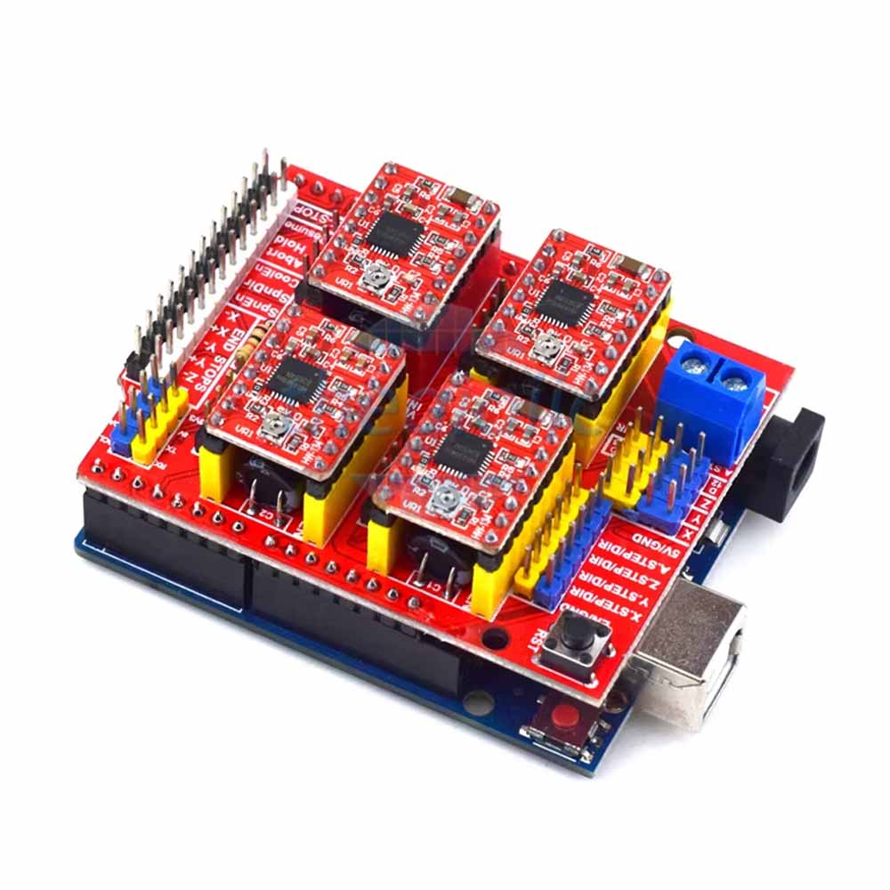 DIY Arduino Uno R3 CNC Shield 12-36VDC V3