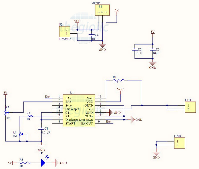 SG3525 Mạch Tạo Xung PWM