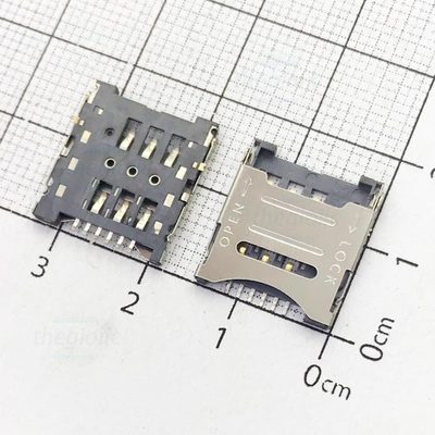 MS-OL-6P-V2 Khay Cắm Micro Sim 6 Chân Open-Lock