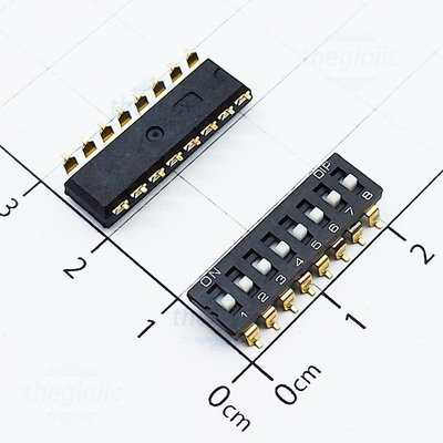 Công Tắc DIP Switch Dán SMD 8 Bit 2.54mm