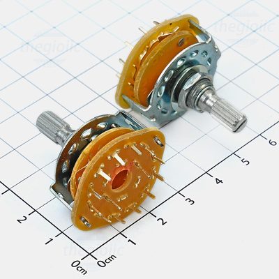 RS25 2P6T Công Tắc Xoay, Lựa Chọn 2 Cực 6 Vị Trí