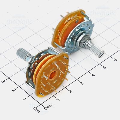 RS25 2P5T Công Tắc Xoay, Lựa Chọn 2 Cực 5 Vị Trí