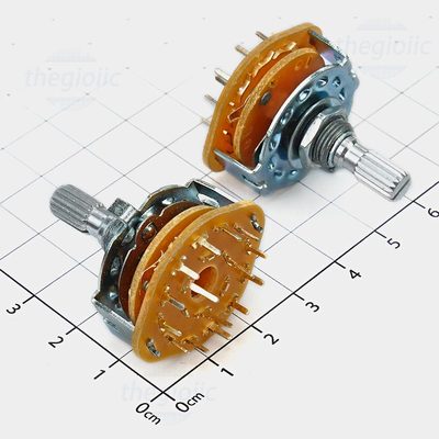RS25 3P4T Công Tắc Xoay, Lựa Chọn 3 Cực 4 Vị Trí