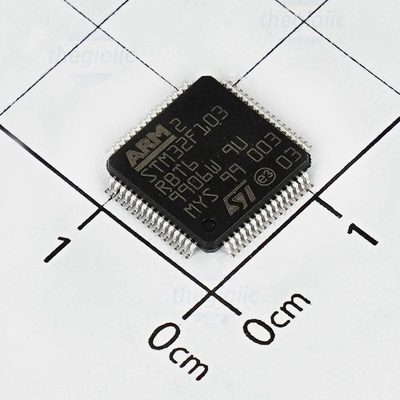 STM32F103RBT6 64-LQFP, 32-Bit ARM Cortex M3 Microcontroller, 72MHz, 128KB FLASH
