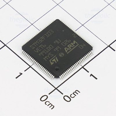 STM32F103VET6, 32-Bit ARM Cortex M3 Microcontroller, 72MHz, 512KB FLASH, 100-LQFP