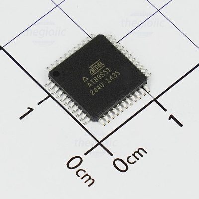 AT89S51-24AU, 8-Bit 8051 Microcontroller, 24MHz, 4KB FLASH, 44-TQFP