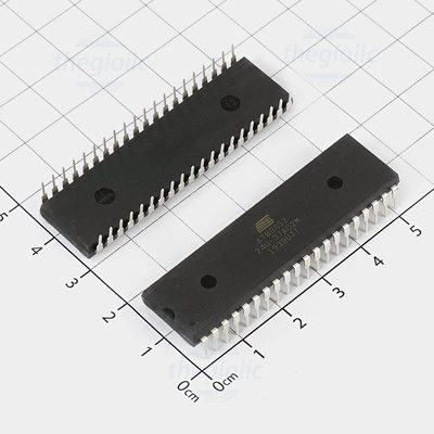 AT89S52-24PU, 8-Bit 8051 Microcontroller, 24MHz, 8KB FLASH, 40-PDIP