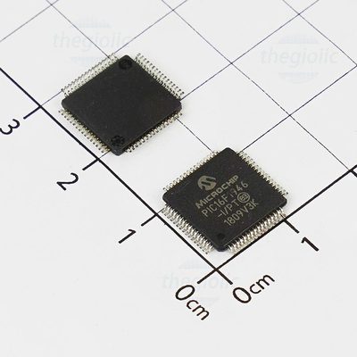 PIC16F1946-I/PT, 8-Bit PIC Microcontroller, 32MHz, 14KB FLASH, 64-TQFP