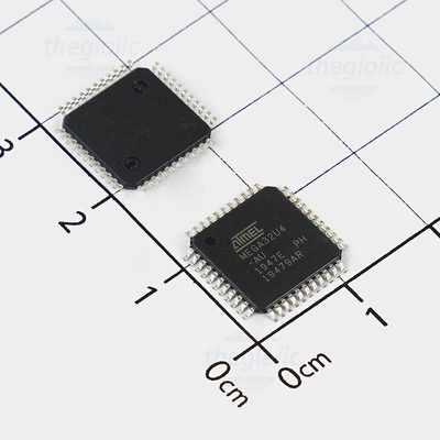 ATMEGA32U4-AU, 8-Bit AVR Microcontroller, 16MHz, 32KB FLASH, 44-TQFP