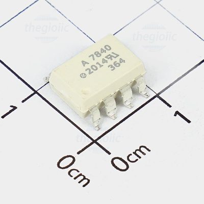 HCPL-7840 Transistor Output Optocouplers 3750Vrms 1 Channel, 8-SMD