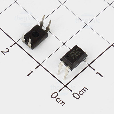 PC814 Optoisolator Transistor Output 5000Vrms 1 Channel, 4-DIP
