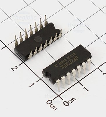 74HC32AP IC Quad 2-Input OR Logic Gate, 14-DIP