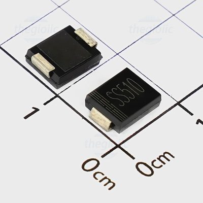 ASEMI SS510 Diodo Schottky 5A 100V | 200 Pezzi In Confezione SMA/DO-214AC | Chip Taiwan Per Alimentatori E LED