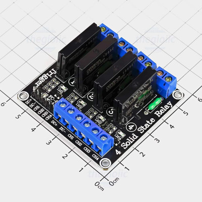 Module 4 Relay SSR G3MB-202P 5V Kích Mức Cao