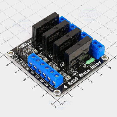 Module 4 Relay SSR G3MB-202P 12V Kích Mức Cao